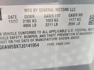 2018 Cadillac CTS 2.0L Turbo