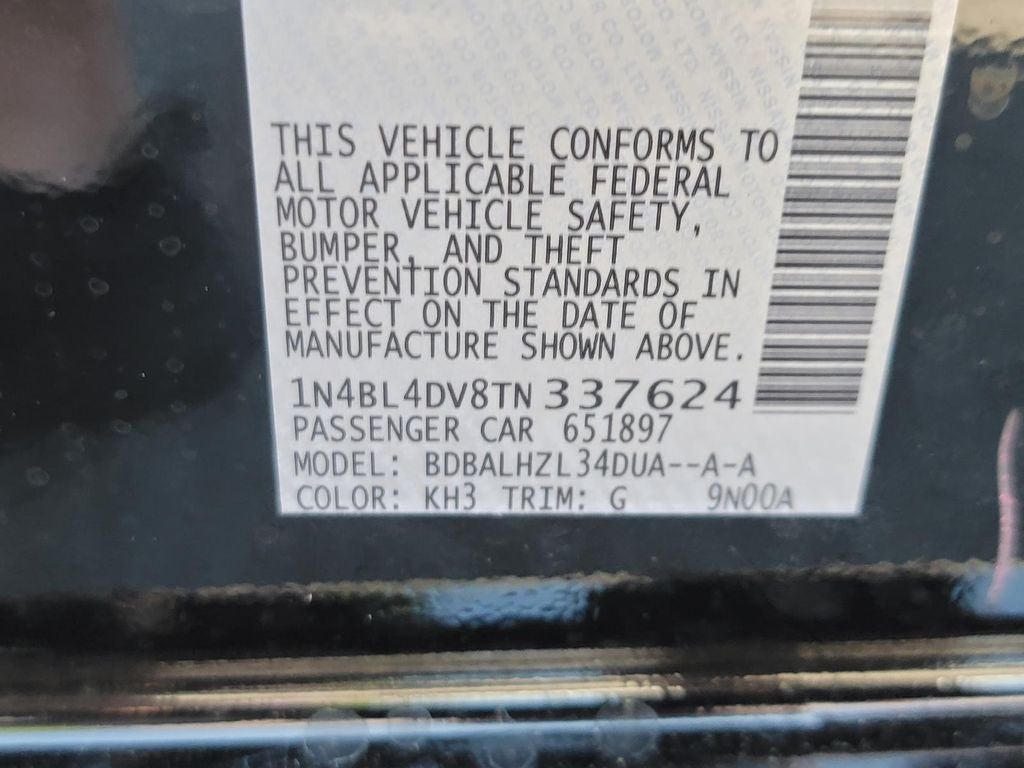 2026 Nissan Altima 2.5 SV