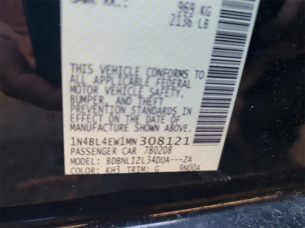 2021 Nissan Altima 2.5 SL