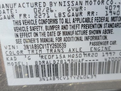 2026 Nissan Sentra SV