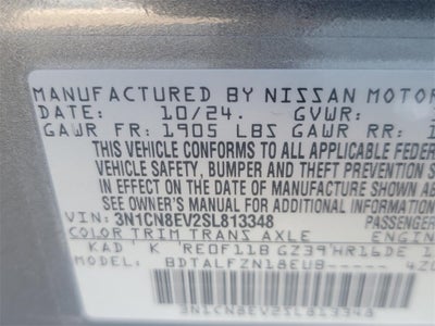 2025 Nissan Versa 1.6 SV