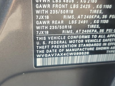 2012 Volkswagen Tiguan SE