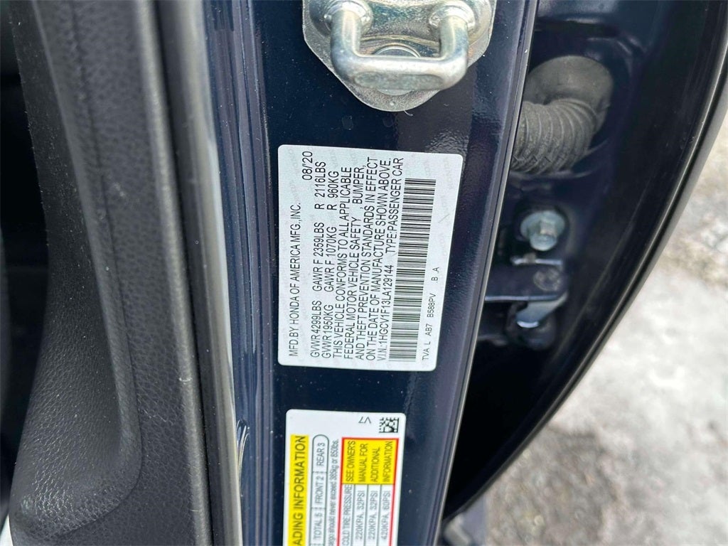 2020 Honda Accord LX