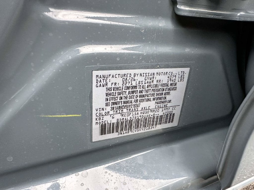 2027 Nissan Sentra SV