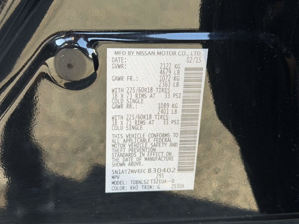 2015 Nissan Rogue SL