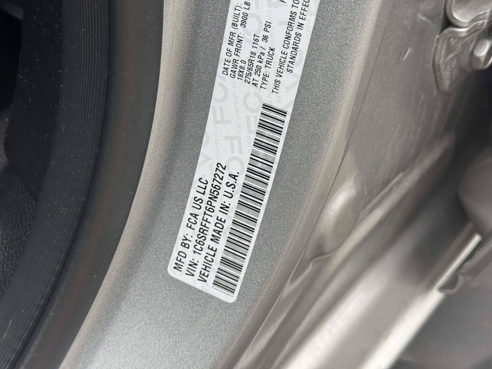 2023 RAM 1500 Big Horn Crew Cab 4x4 5'7' Box