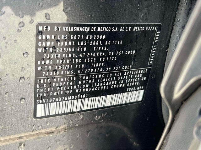 2024 Volkswagen Tiguan 2.0T SE