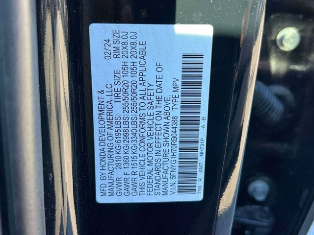 2024 Honda Pilot Touring