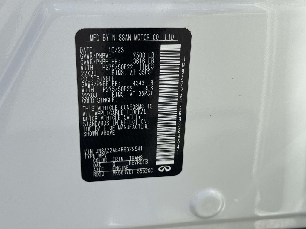 2024 INFINITI QX80 Premium Select