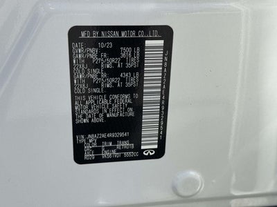 2024 INFINITI QX80 PREMIUM SELECT 4WD