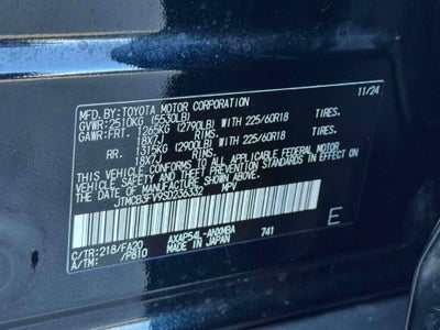 2025 Toyota RAV4 Plug-In Hybrid SE