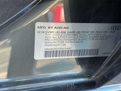 2024 Audi A3 40 Premium FrontTrak