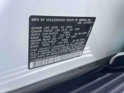 2025 Volkswagen Atlas 2.0T SEL