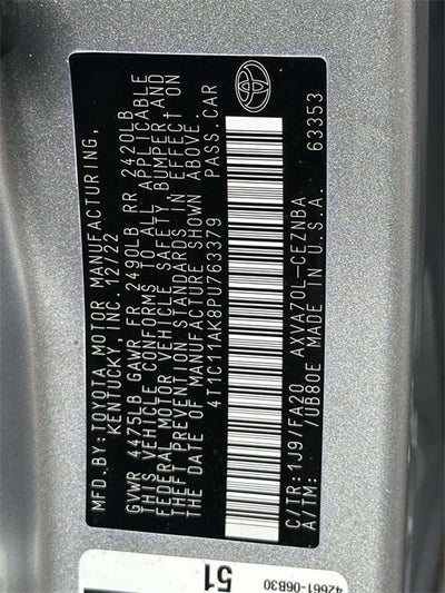 2023 Toyota Camry LE