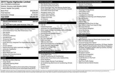 2019 Toyota Highlander Limited