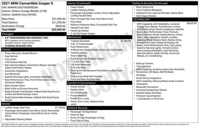 2021 MINI Cooper S Iconic