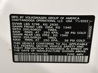 2023 Volkswagen Atlas Cross Sport 3.6L V6 SEL R-Line