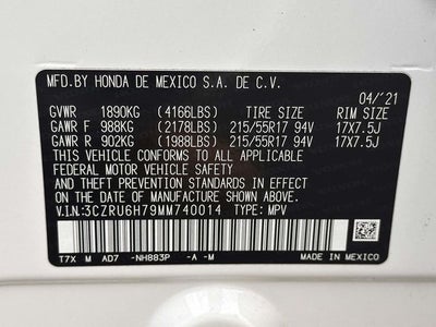 2021 Honda HR-V EX-L