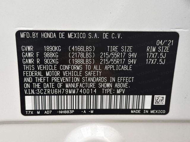 2021 Honda HR-V EX-L
