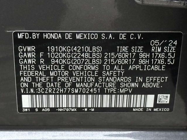 2025 Honda HR-V EX-L