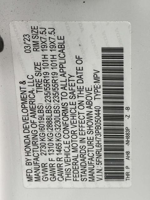 2023 Honda Odyssey Sport