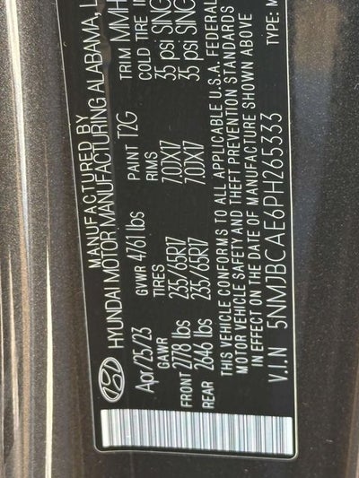 2023 Hyundai Tucson SEL