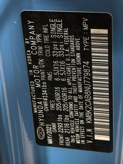 2022 Hyundai Kona SE