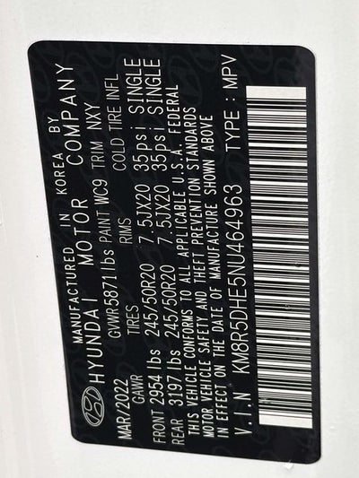 2022 Hyundai Palisade Limited