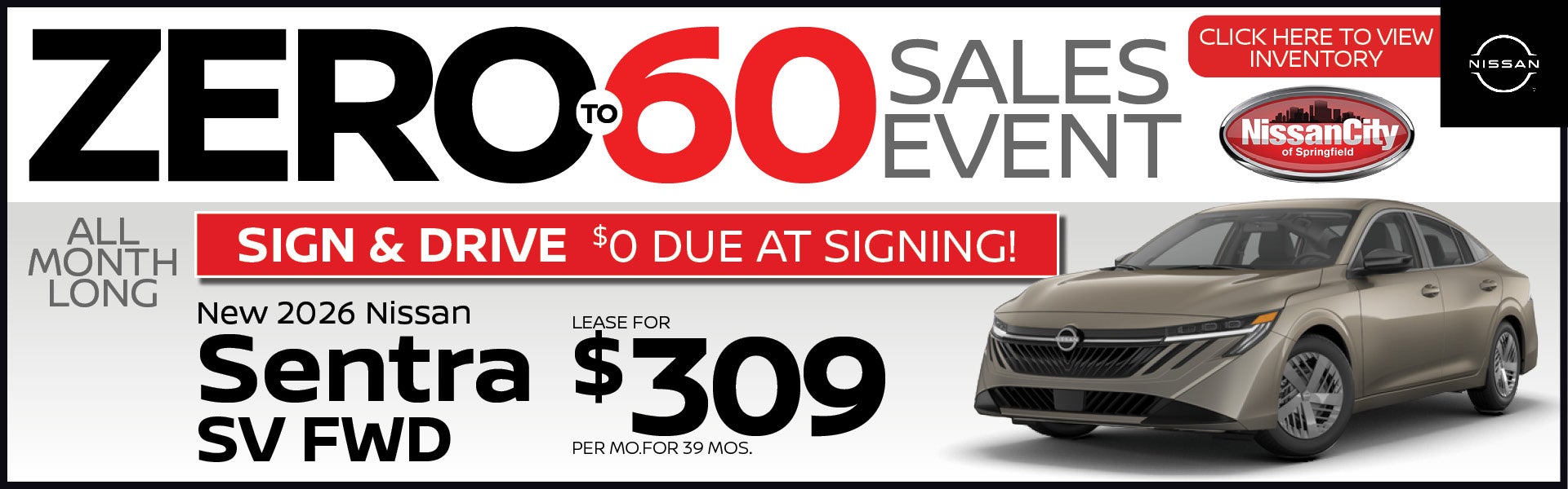 New 2026 Nissan Sentra SV FWD