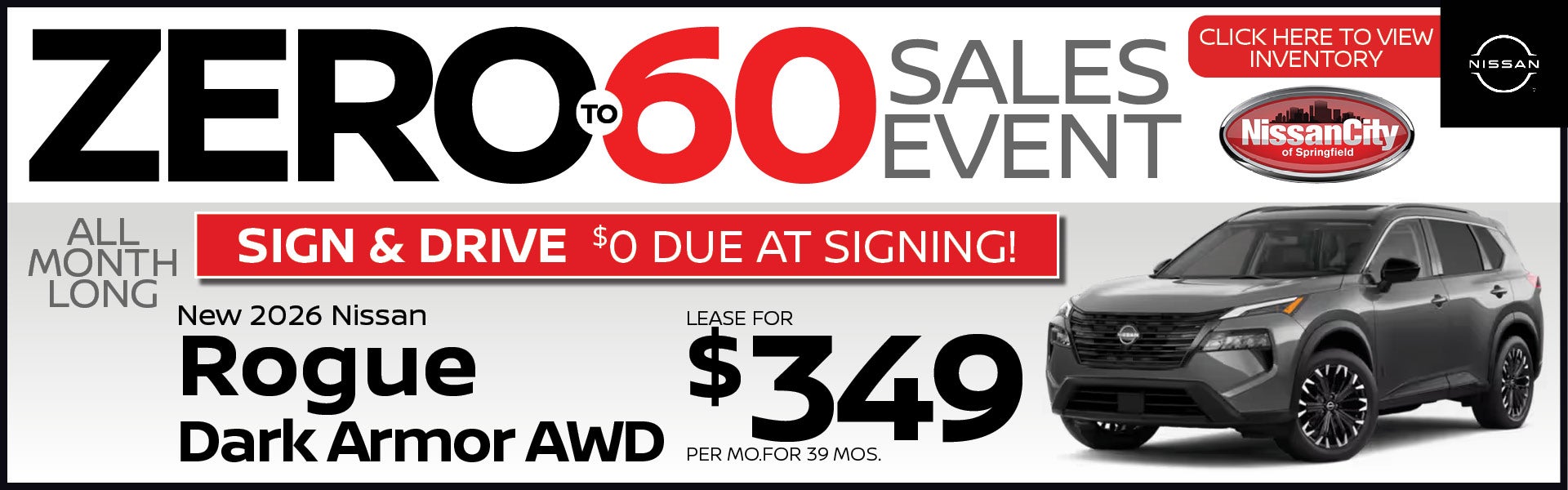 New 2026 Nissan Rogue Dark Armor AWD