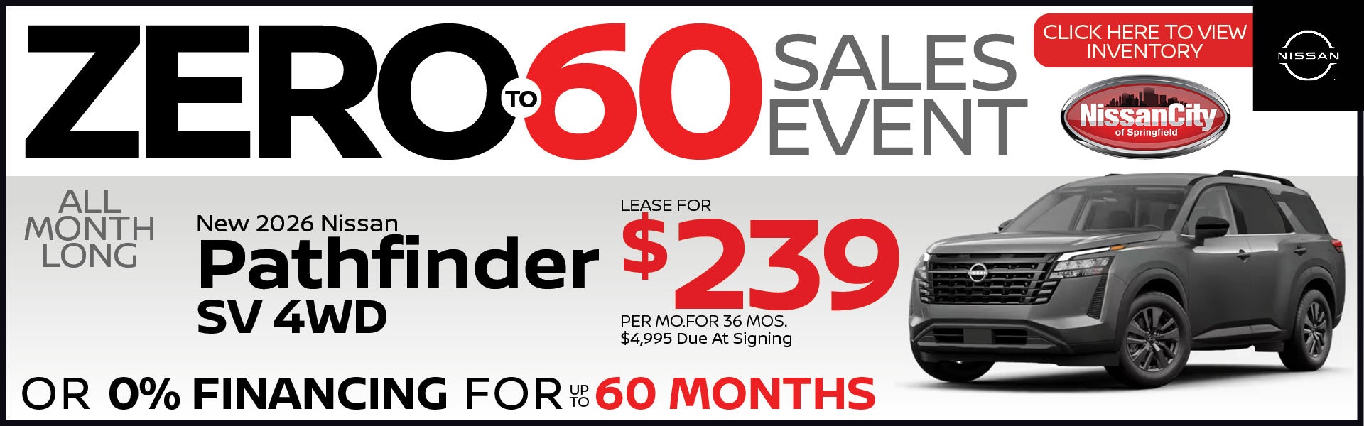 NEW 2026 Nissan Pathfinder SV 4WD