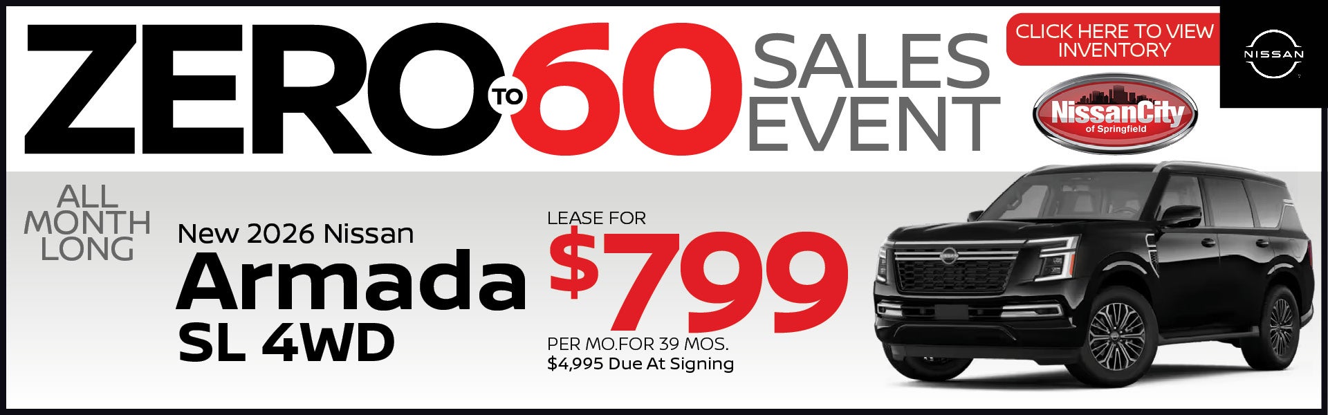 New 2026 Nissan Armada SL 4WD