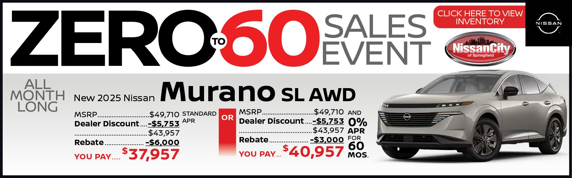 New 2025 Nissan Murano SL AWD