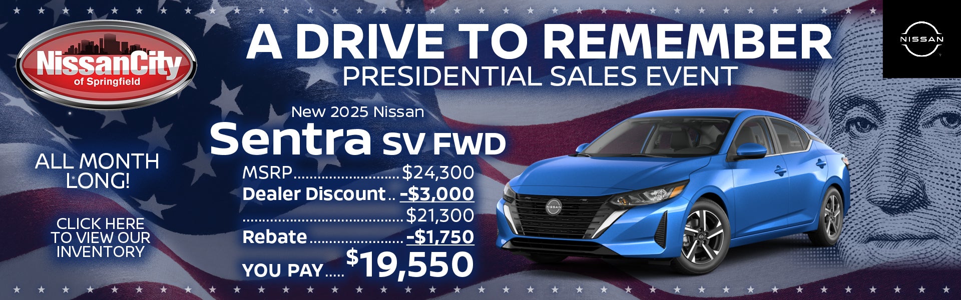New 2025 Nissan Sentra SV FWD