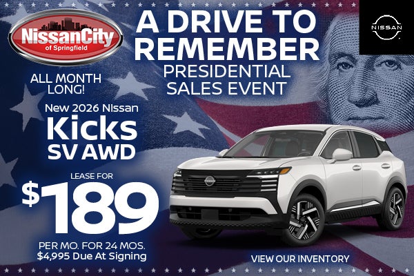 Kicks SV Lease for $189 Per Mo For 24 Mos.