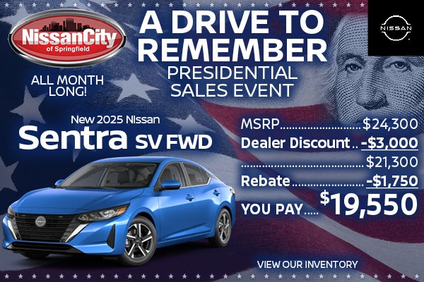 New 2025 Nissan Sentra SV FWD