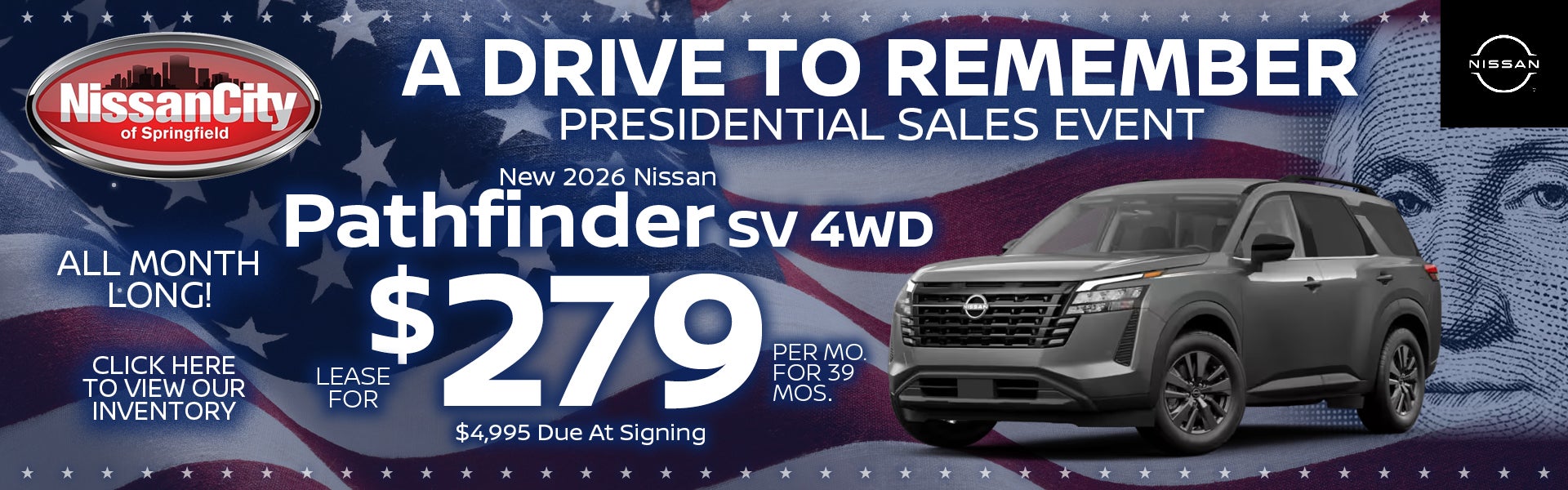 NEW 2026 Nissan Pathfinder SV 4WD