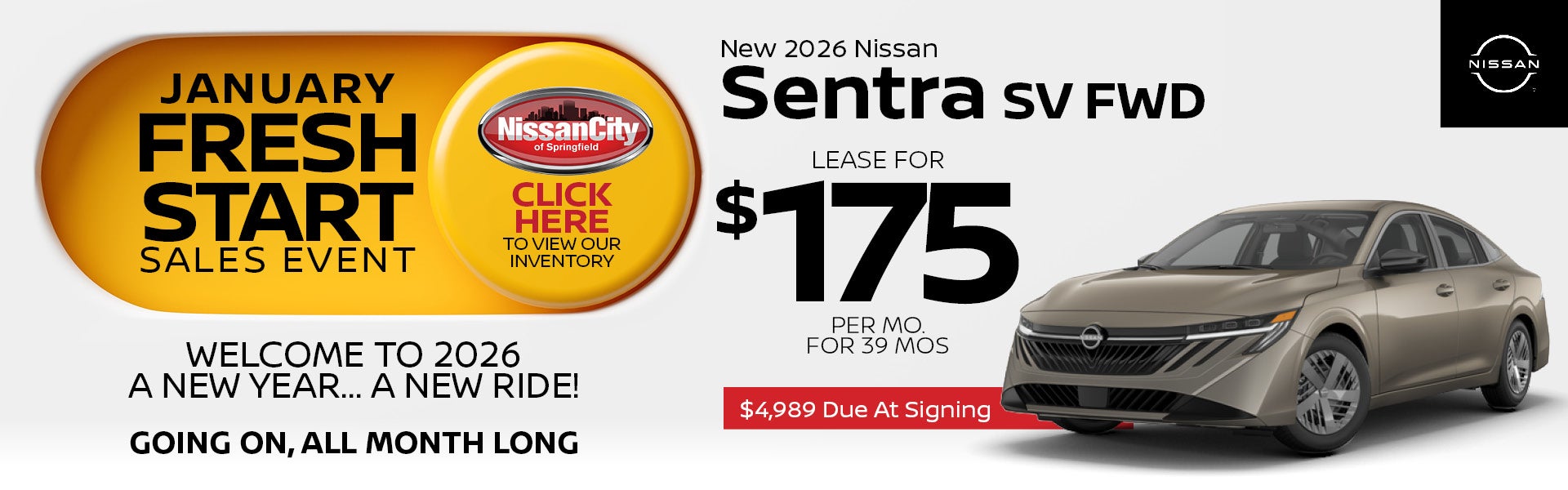 NEW 2026 SENTRA SV