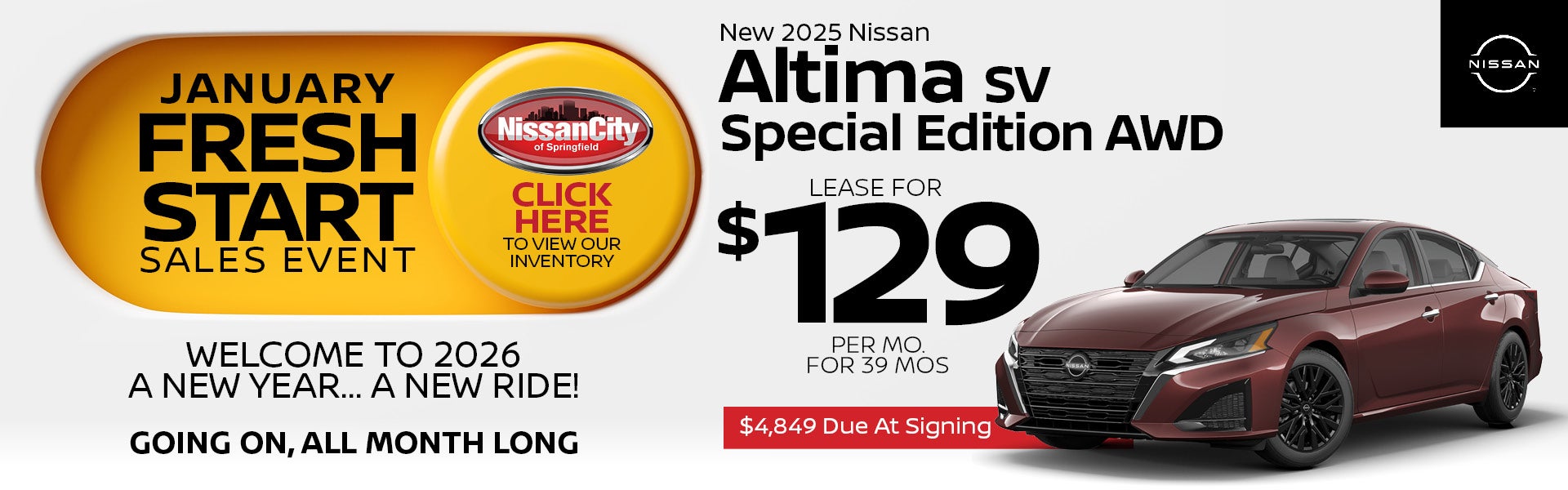 NEW 2025 ALTIMA SV SPECIAL EDITION