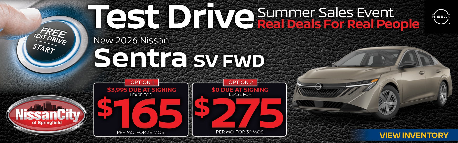 Nissan Sentra lease 329/mo