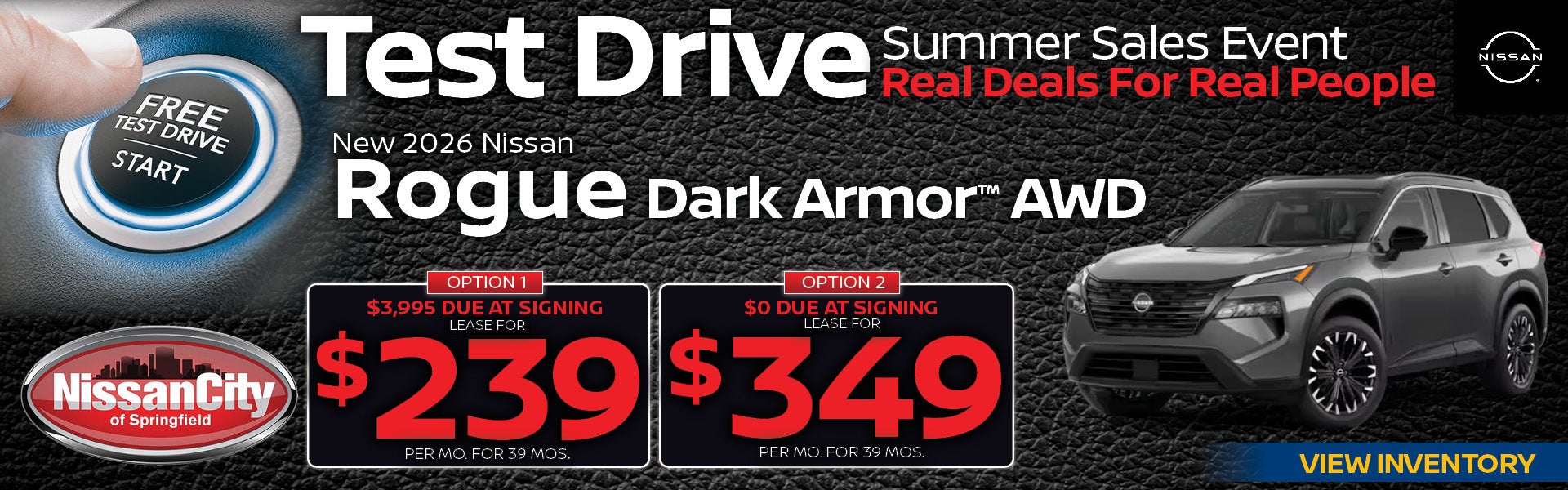 Nissan Rogue lease 349/mo