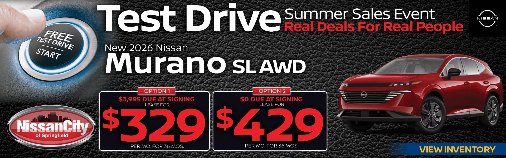 Nissan Murano lease 429/mo