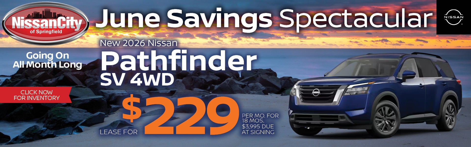 NEW 2026 Nissan Pathfinder SV 4WD