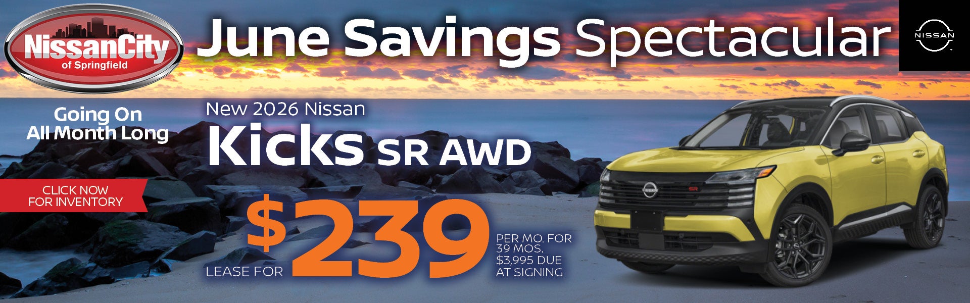New 2026 Nissan Kicks SR AWD