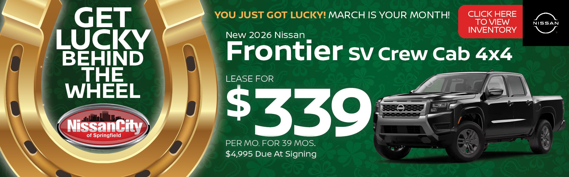 New 2026 Nissan Frontier SV Crew Cab 4x4