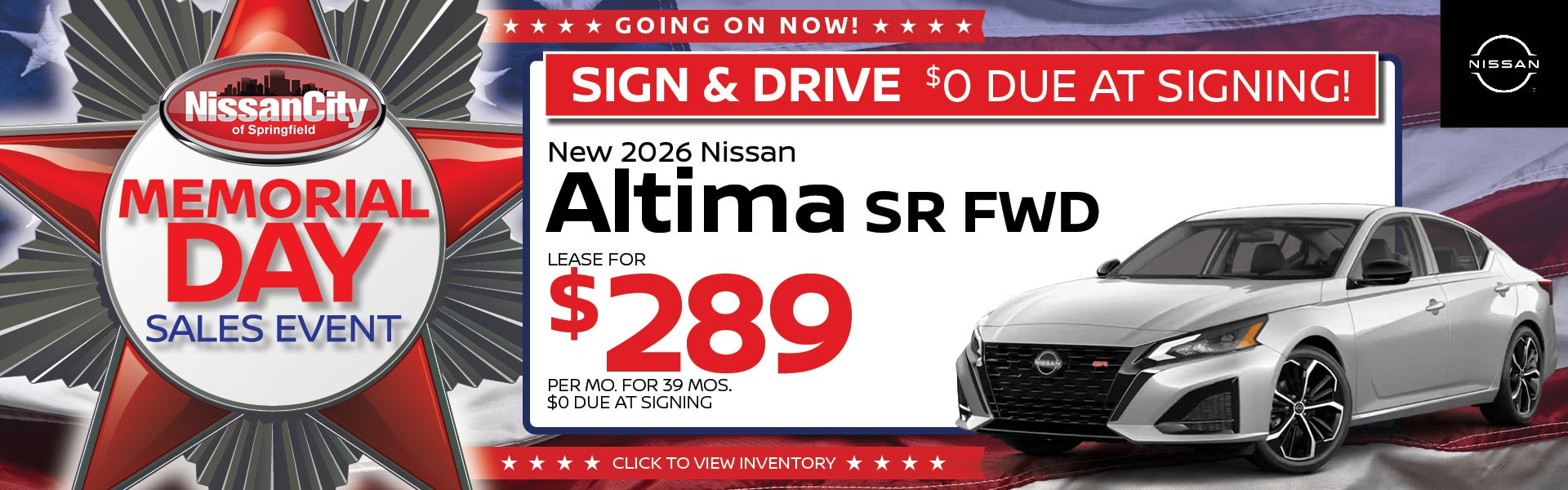 New 2026 Nissan Altima SR FWD