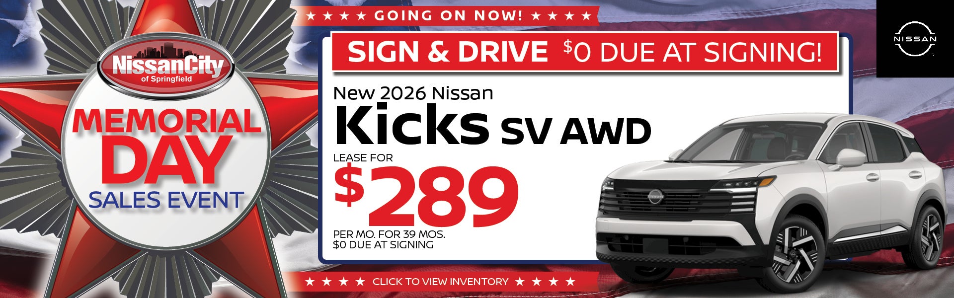 New 2026 Nissan Kicks SV AWD