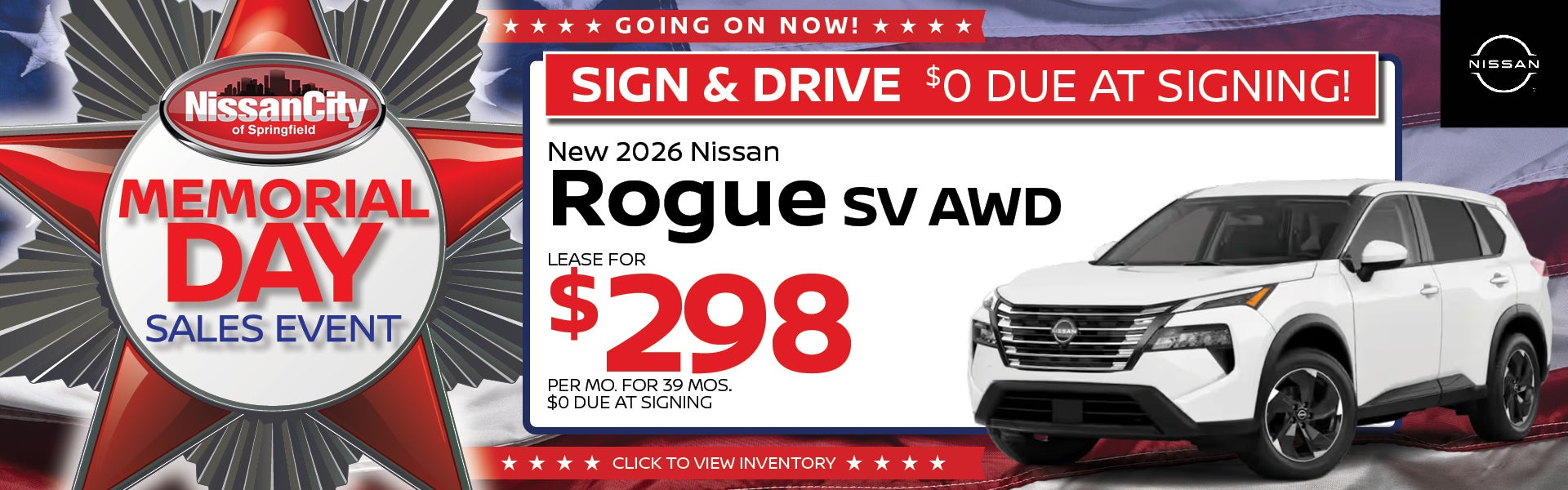 NEW 2026 Nissan Rogue SV AWD