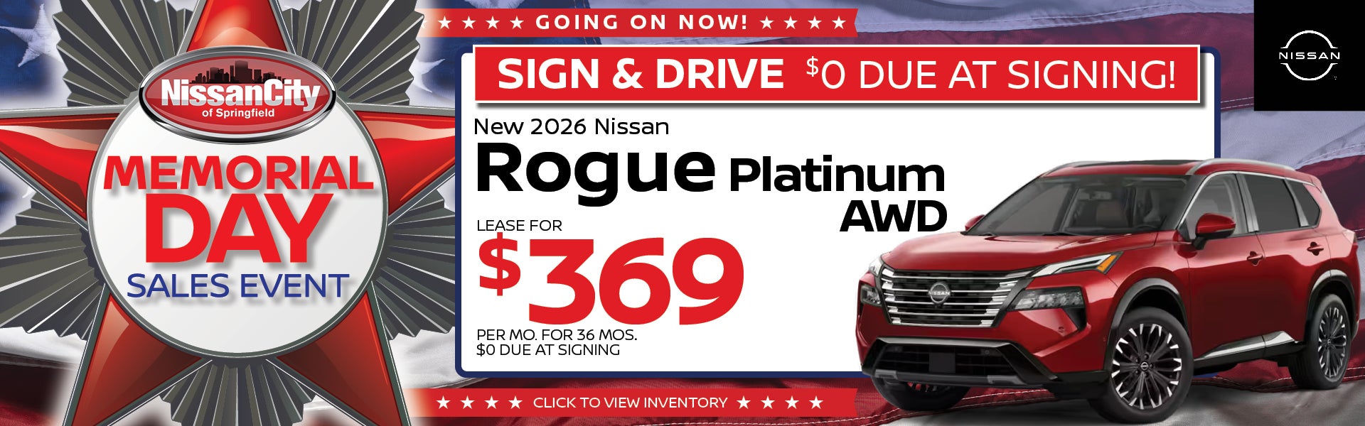 New 2026 Nissan Rogue Platinum AWD