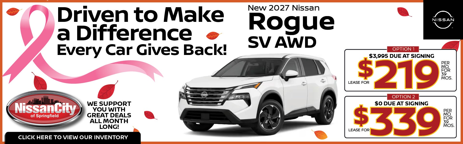 New 2027 Nissan Rogue SV AWD